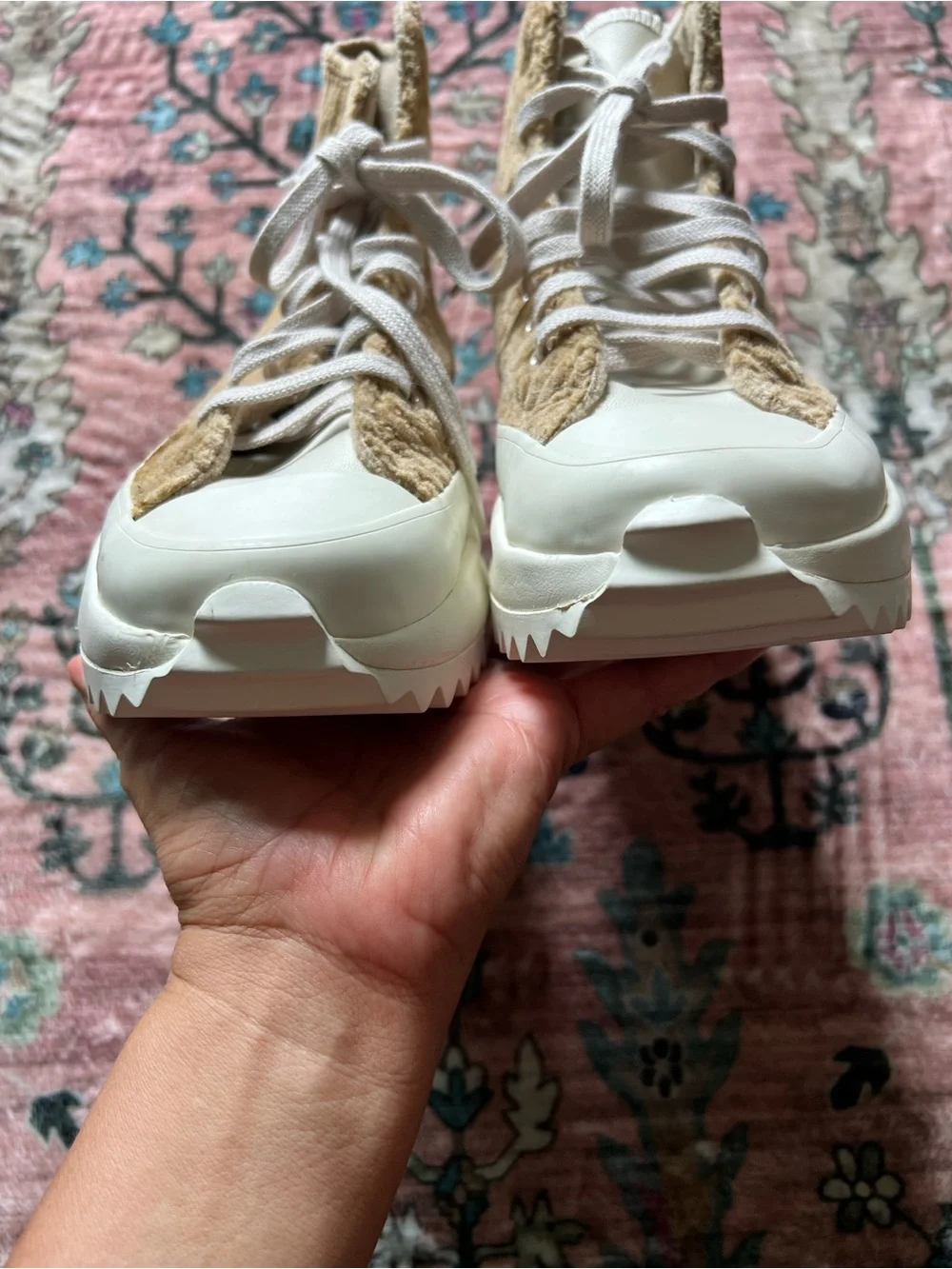 Converse Run Star Hike Shoes Corduroy Platform